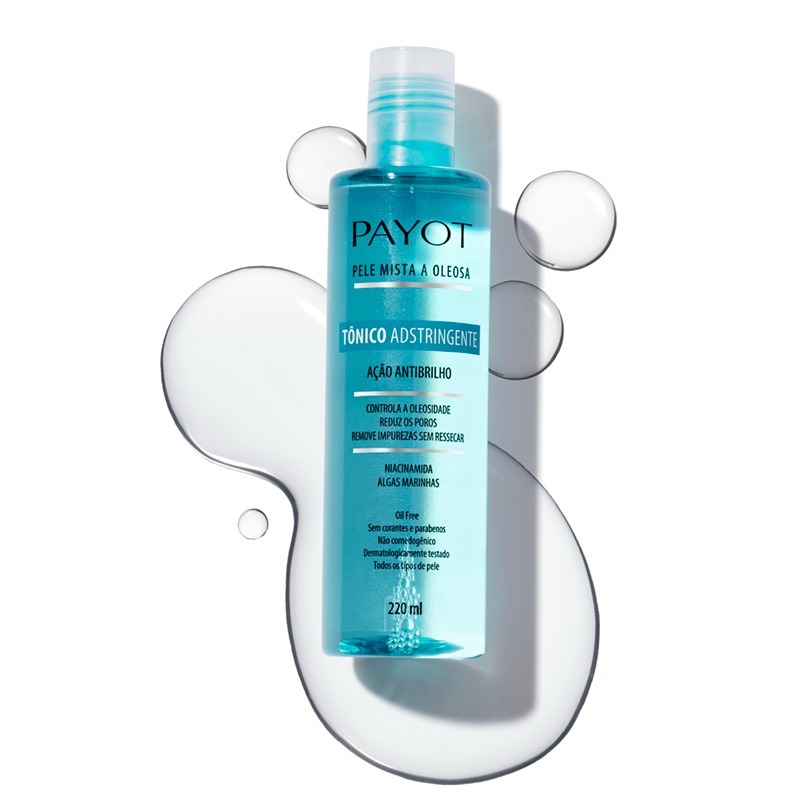 Pele Mista e Oleosa Loção Tonica Facial Adstringente - Payot 220ml