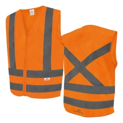 Colete Refletivo Sem Bolso Liso Laranja Steelflex