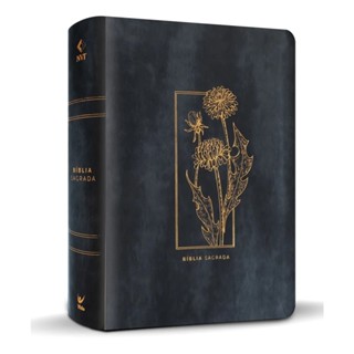 Bíblia Mulheres Floral Grafite | Viviane Martinello | NVT | Capa Luxo em Oferta na Shopee