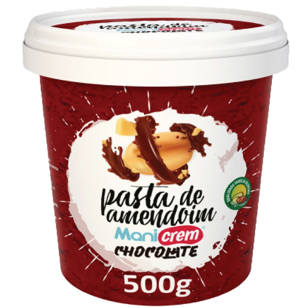 Pasta de Amendoim Sabor Chocolate 500g - Manicrem