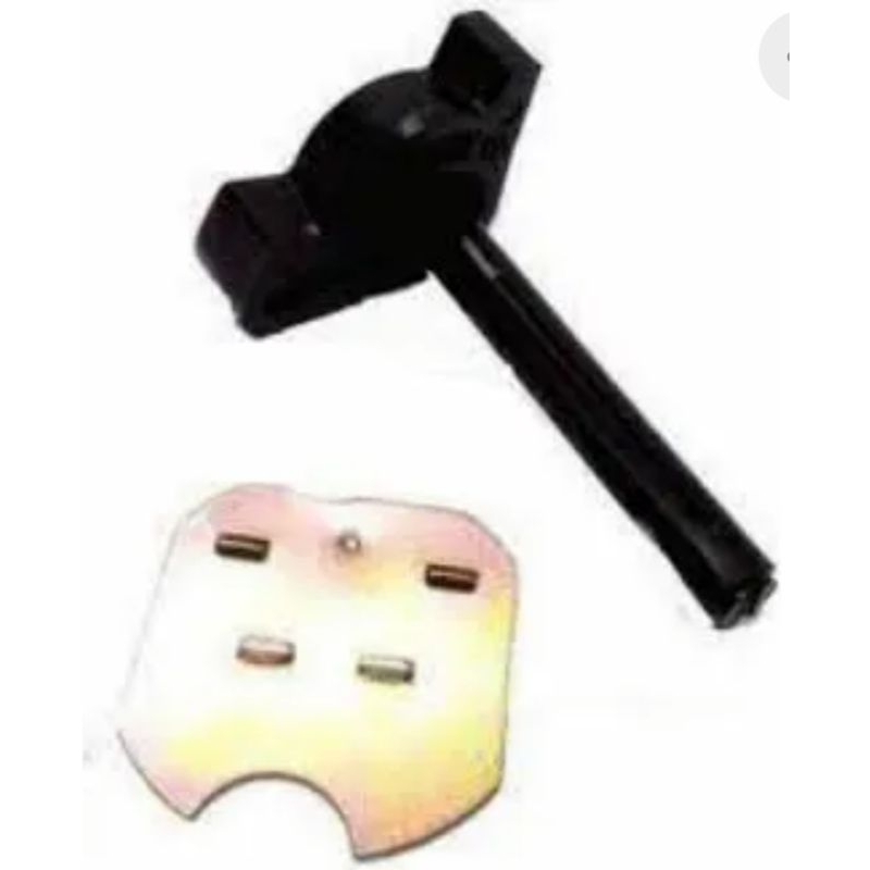 Borboleta Afogador Com Eixo  Carburador Motor Gasolina Branco MT B4T 13.0/ 15.0 Hp 19200216