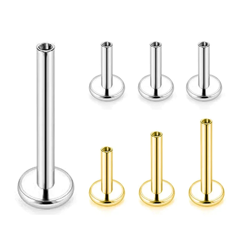 Haste Aço Cirúrgico Pvd  Para Labret Helix, Tragus, Conch, Nariz, Boca-Medusa e Outros em Oferta na Shopee