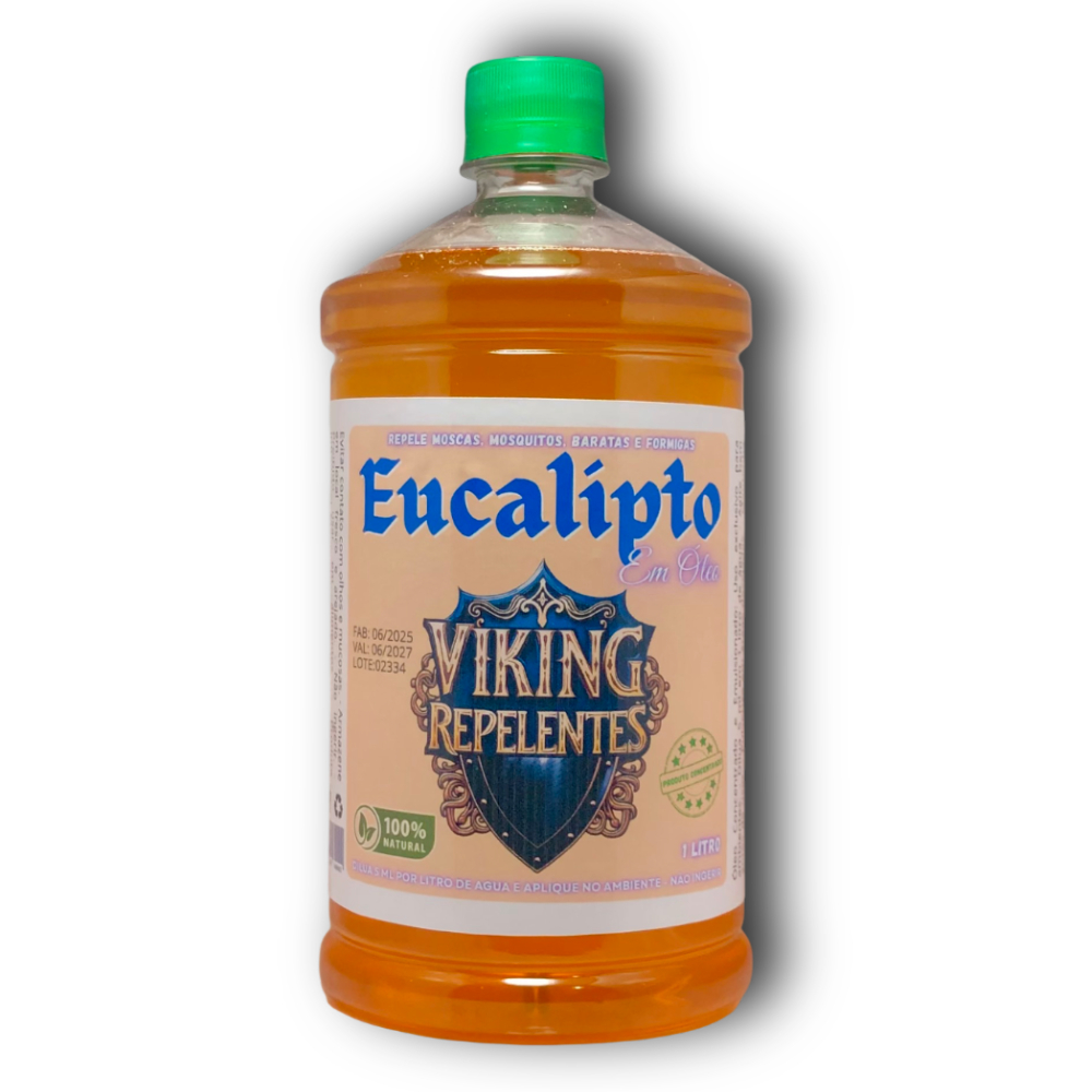 OLEO DE EUCALIPTO REPELENTE CONCENTRADO DE 1 L RENDE 200 L