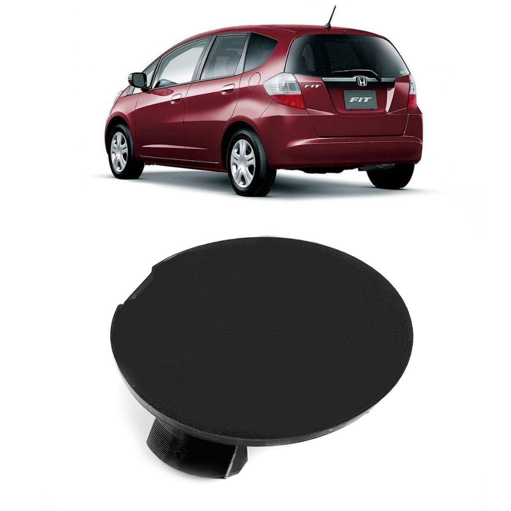 Tampa Reboque Guincho Honda New Fit 2009 a 2012 capa furo pára-choque traseiro  52mm