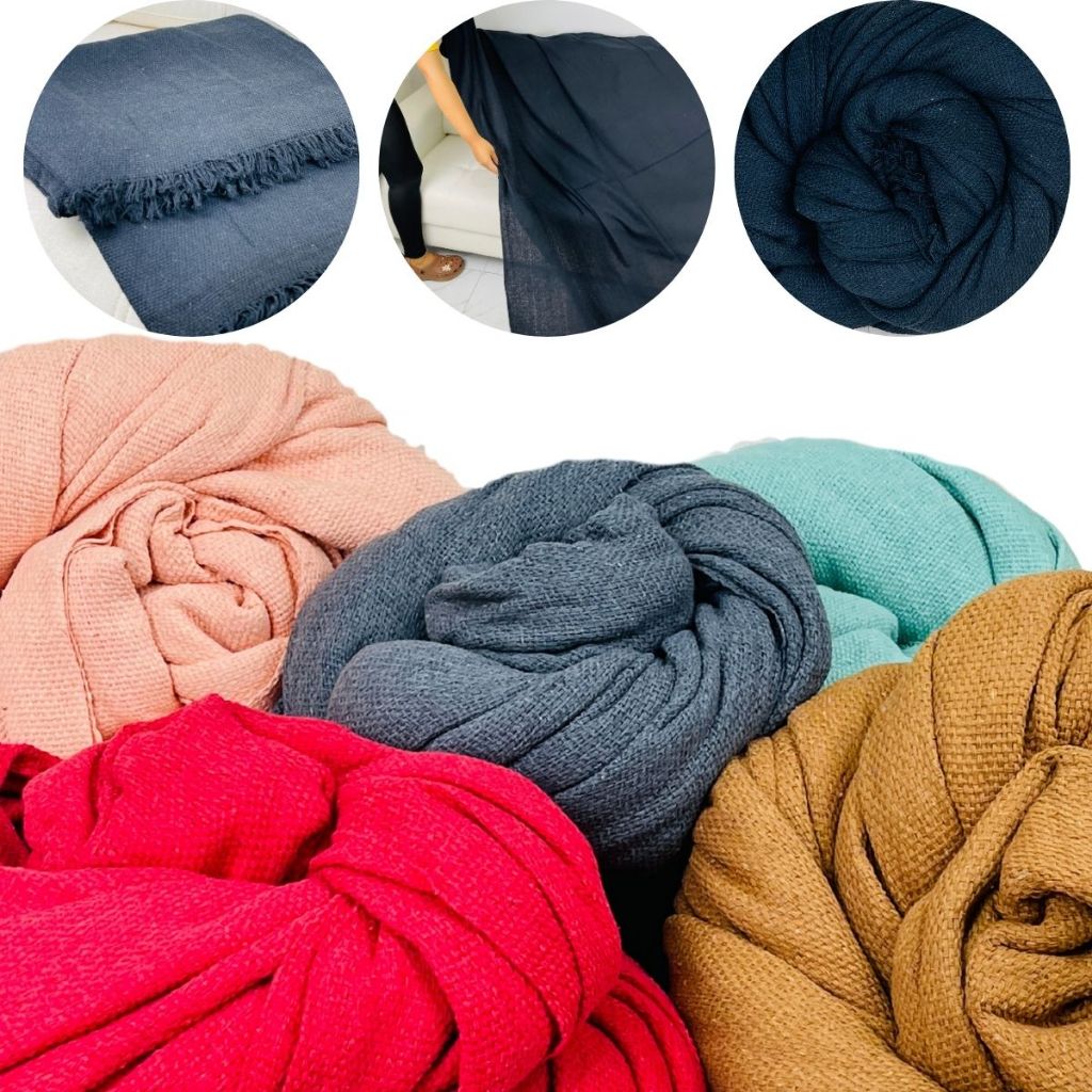 Manta 4,00M x 1,80M Sofá Casal King Algodão Protetora Decorativa Colcha Coberta Premium em Oferta na Shopee