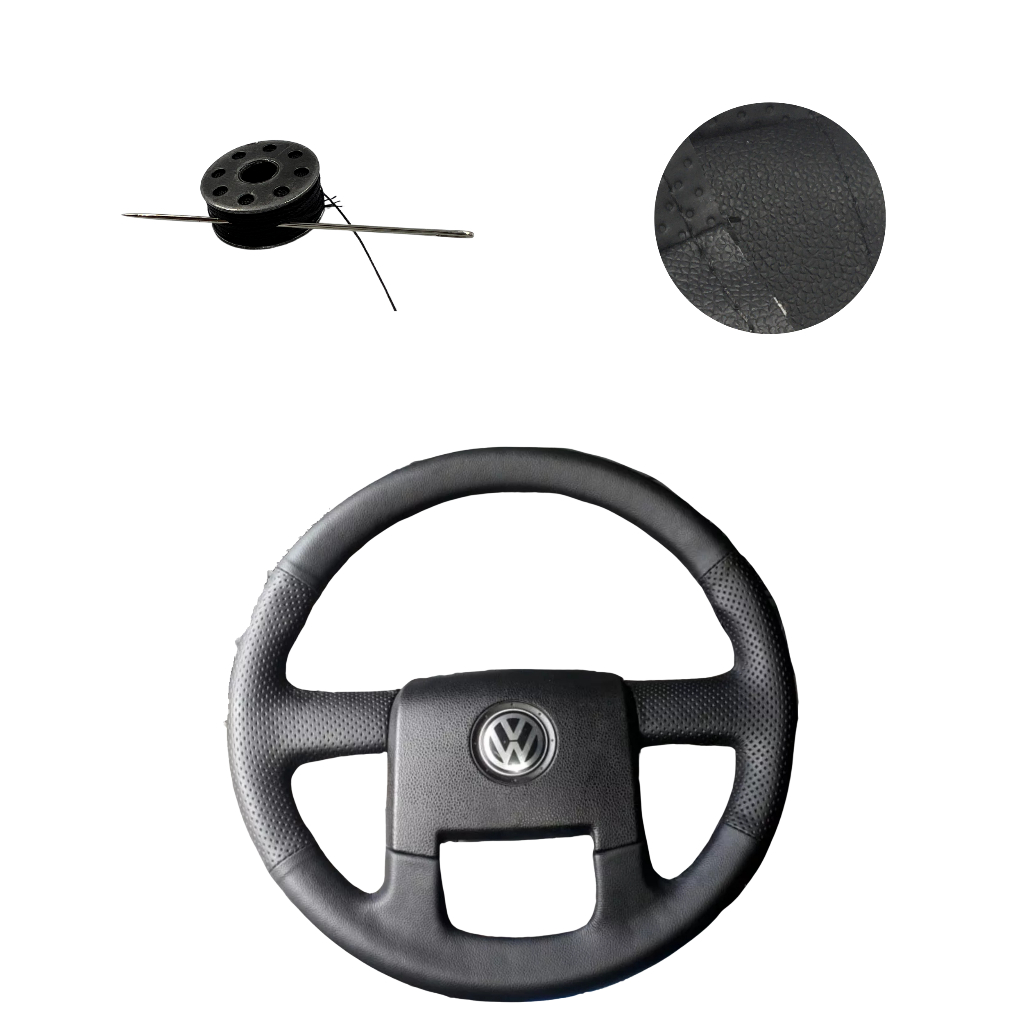 Capa De Volante Para Costurar Linha Preta Constellation VW 24250 2006 a 2012