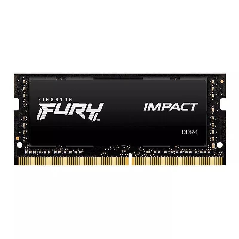 Memória RAM 8GB DDR4 FURY Impact SODIMM 3200/2666Mhz   1,2V 1Rx8 para notebook, KF426S15IB/8