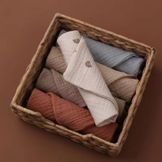 Panos de Boca Kit Com 5 Peças 100% Algodão 4 Camadas em Oferta na Shopee