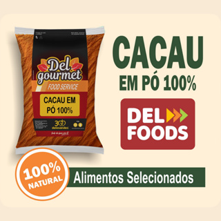Cacau em Pó 100%  Natural, Sem Açucar e Rico Em Antioxidante em Oferta na Shopee