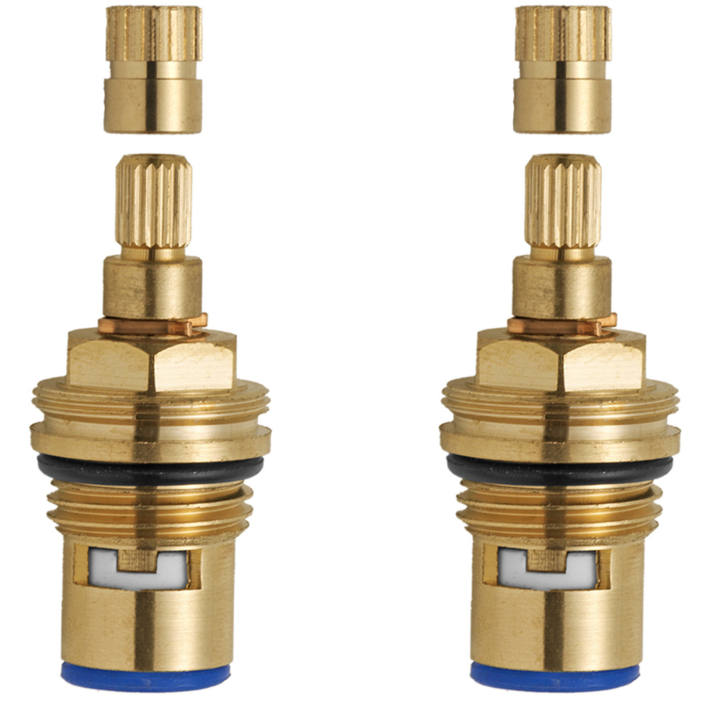 Kit 02 Reparo Torneira 1/4 Volta Docol Deca Outros MVC Misturador Horário e Anti-horário Quente Frio