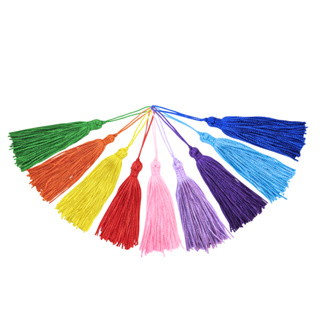 Pingente De Seda Tassel 7 cm 10/50/100 Unidades Franja Pingentes para Artesanato em Oferta na Shopee