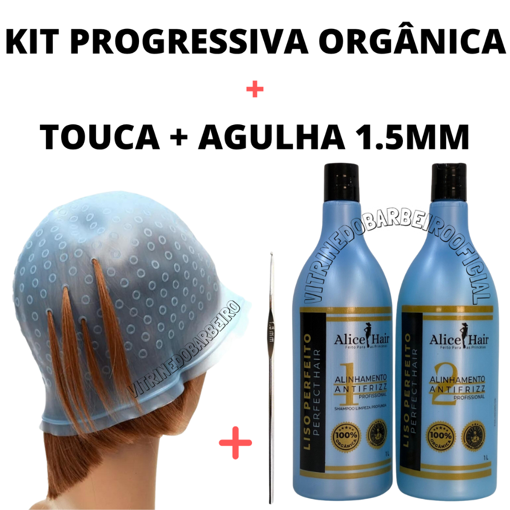 Progressiva Perfect Hair + Touca De Silicone Para Luzes Top!