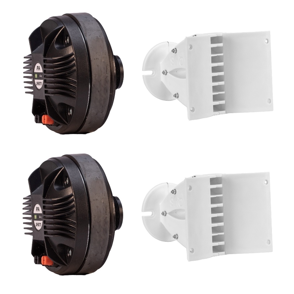 2 Drive Titanio Titanium 245ti 120w Rms + 2 Guia de Ondas 1325 Som Automotivo Som Profissional Driver TI