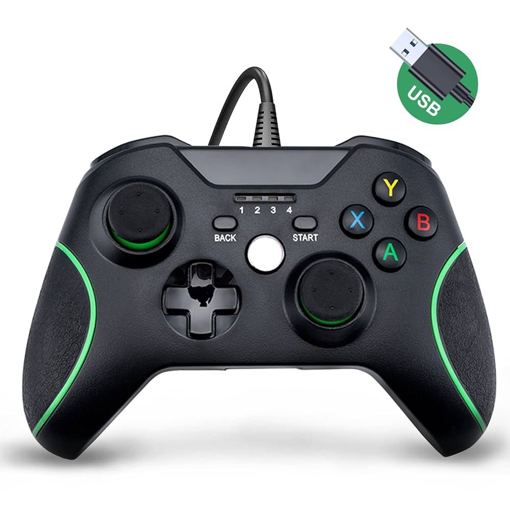 Controle Gamer Para Xbox One USB Computador Controle Compatível Xbox One Series Com Fio Top
