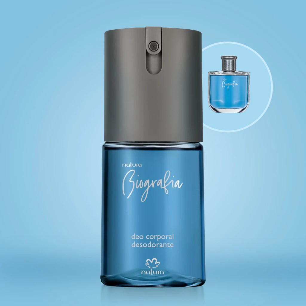 Desodorante  Spray Corporal Biografia Masculino