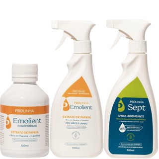 Kit Emolient + Loção Higienizante-Pro Unha em Oferta na Shopee