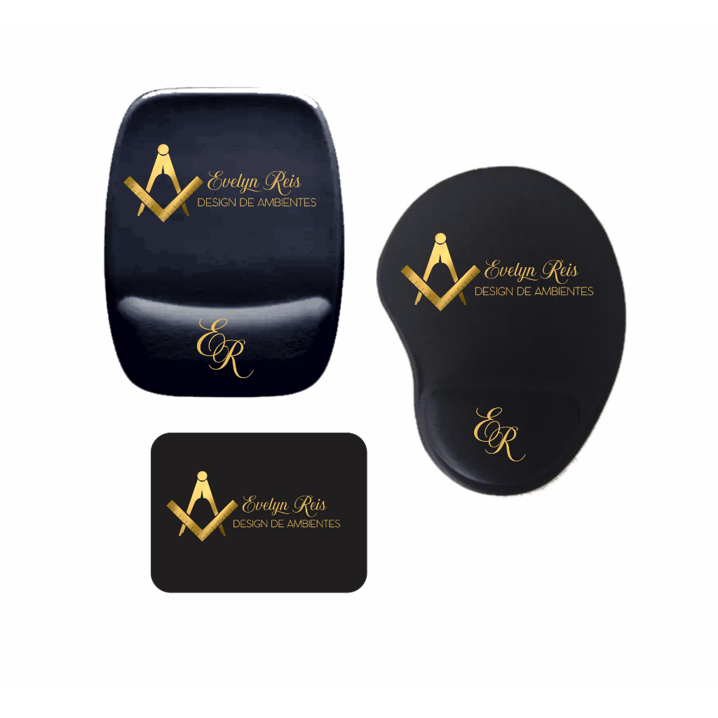 Mouse pad arquitetura personalizado com nome