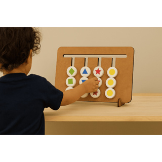 brinquedo educativo - sequência lógica das cores  - brinquedo pedagógico / montessori em Oferta na Shopee