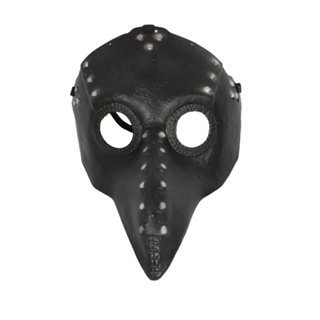 Máscara Peste Negra Corvo Preta e Cinza Festas Decorações Fantasias em Oferta na Shopee
