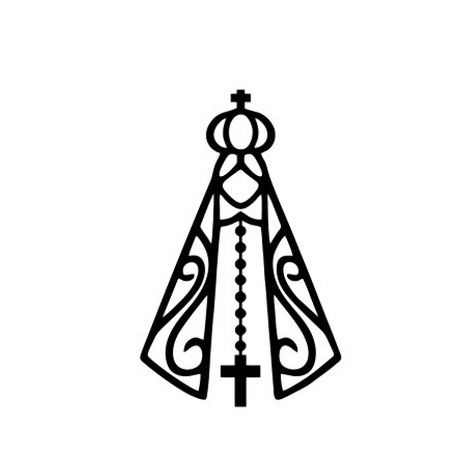 Quadro Decorativo Nossa Senhora Aparecida Em Mdf 3mm 40x25 Nossa Senhora