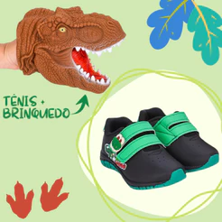 Tênis Infantil Menino Kidy Casual Calce Fácil Brinquedo Confortável Anatômico Antiderrapante