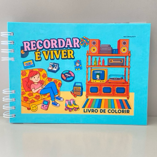 LIVRO DE COLORI 2000  50 DESENHOS CAPA DURA A5 180G