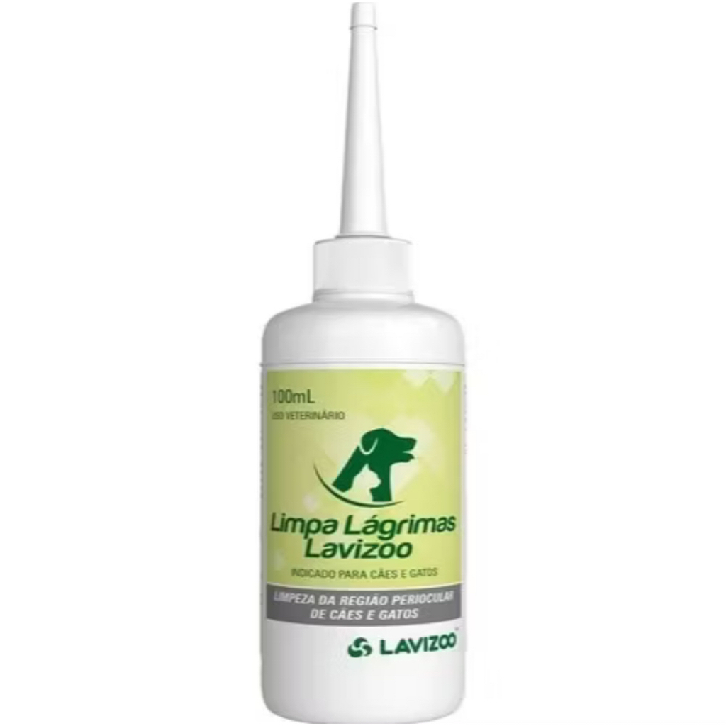 LAVIZOO LIMPA LAGRIMAS 100ML - USO VETERINARIO em Oferta na Shopee