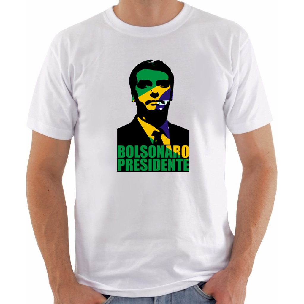 camiseta unissex bolsomito bolsonaro patriota brasil