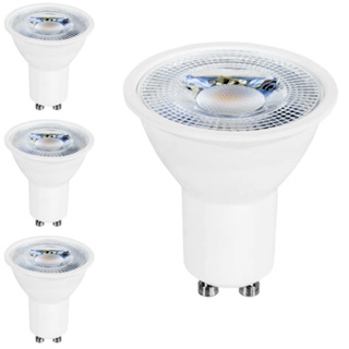 Kit 4x Lâmpada Dicróica LED MR16 6,5W Bivolt GU10 em Oferta na Shopee