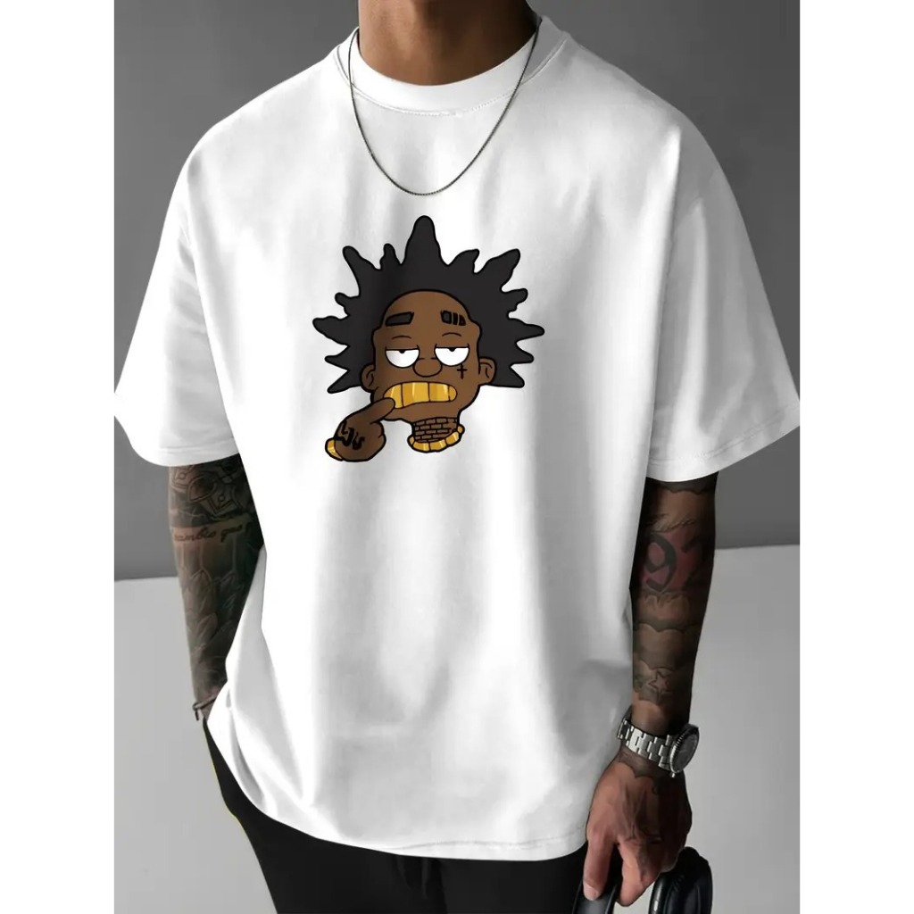 Camiseta Masculina Algodão Adulto Infantil e Plus Size Ricky Chavoso Swag Streetwear Moda Premium