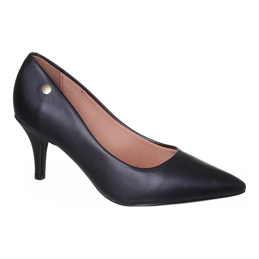 Scarpin Feminino Vizzano Sapato Social Feminino Bico Fino Scarpin Salto Baixo em Oferta na Shopee
