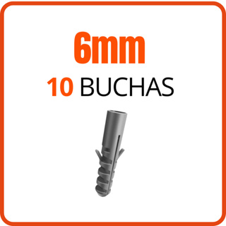 Kit 10 Buchas 6mm para Fixação em Oferta na Shopee