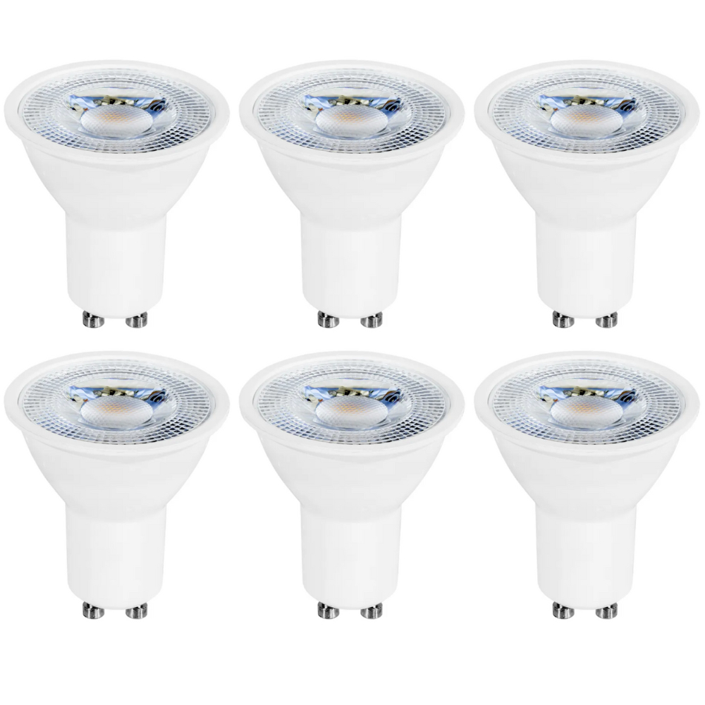 Kit 6x Lâmpada Mini Dicróica LED MR11 4W Bivolt GU10