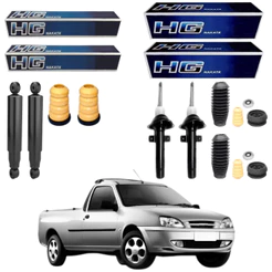 KIT 4 AMORTECEDOR COURIER 97 A 2013 ORIGINAL NAKATA + KITS
