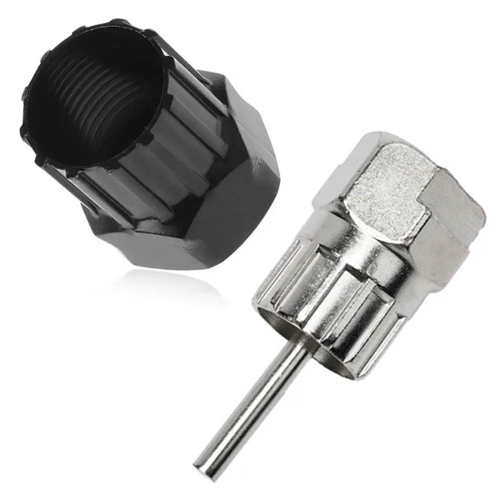 Chave Extrator Disco Central Com Guia De Cassete Lok + Chave Extrator Catraca K7 Roda Livre Cassete