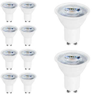 Kit 10x Lâmpada Dicróica LED MR16 6,5W Bivolt GU10 em Oferta na Shopee