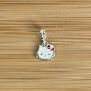 Berloque pingente Hello Kitty - banhado a prata, com garantia em Oferta na Shopee