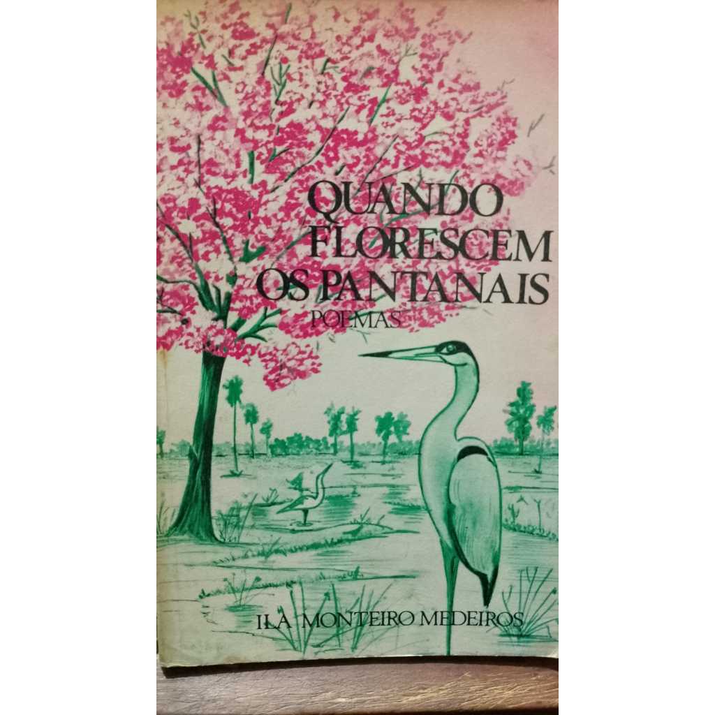 LIVRO- QUANDO FLORESCEM OS PANTANAIS- 2000 -ILA MONTEIRO MEDEIROS- RARIDADE--