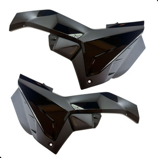 Tampa Lateral Titan Fan 160 Complemento Carenagem Escolha Sua Cor Prata Preto Fosco e Brilhante