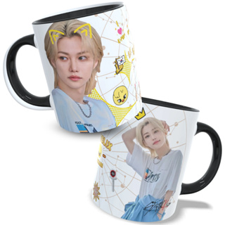 Caneca Felix Yongbok Lee Stray Kids Skz Kpop Personalizada 325ml em Oferta na Shopee