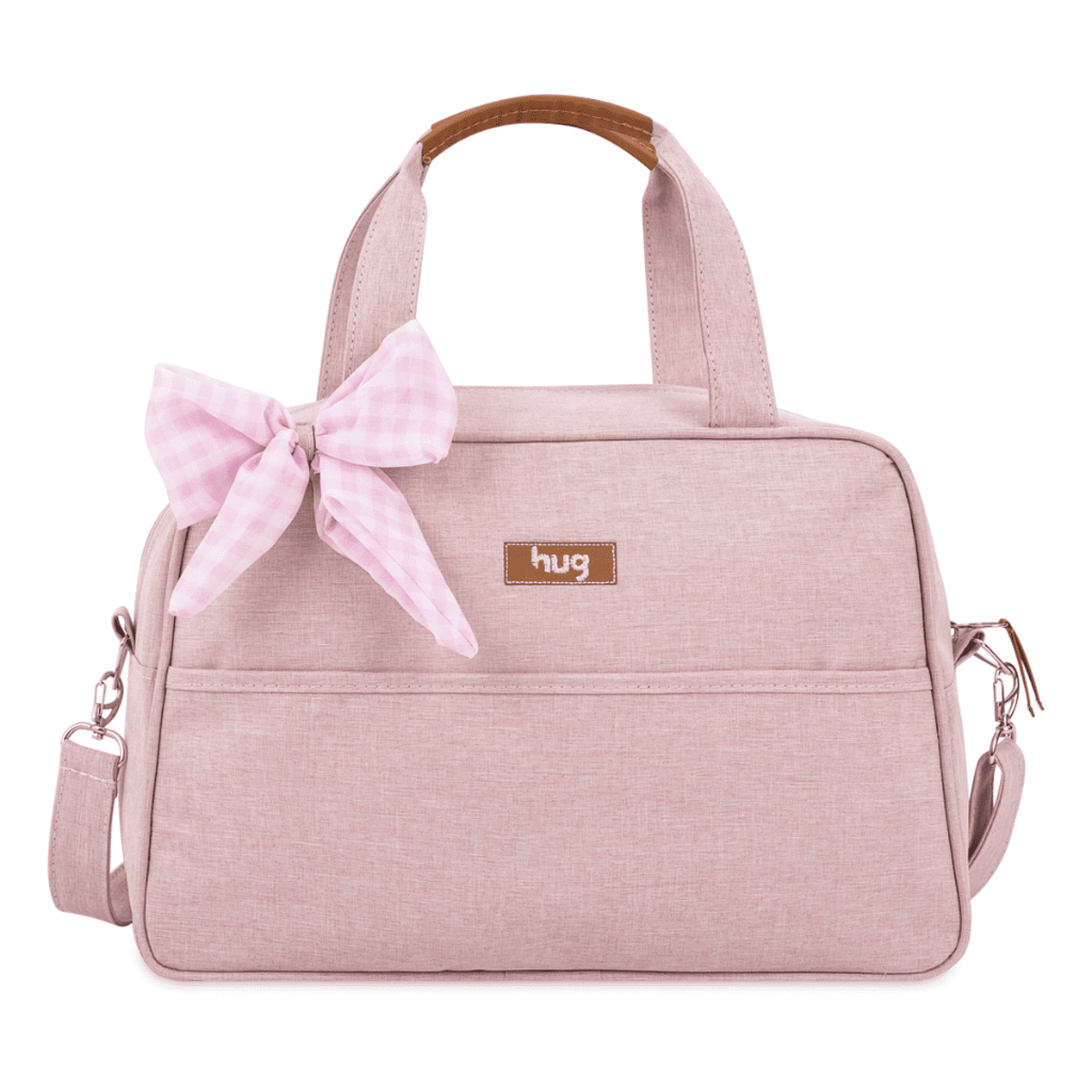 Bolsa Maternidade Mescla Rosa Hug Tamanho Média