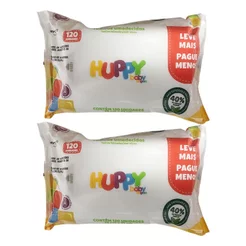 Kit 240 Toalhas Umedecidas Huppy Baby