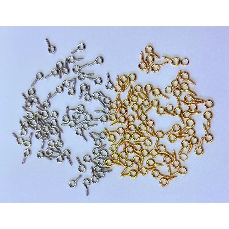 Parafuso Piton Pequeno - Dourado ou Prata 100 Pcs