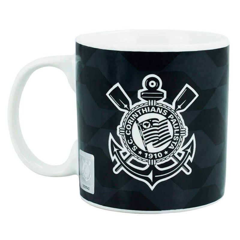 Caneca Corinthians 320ml em Porcelana Mileno