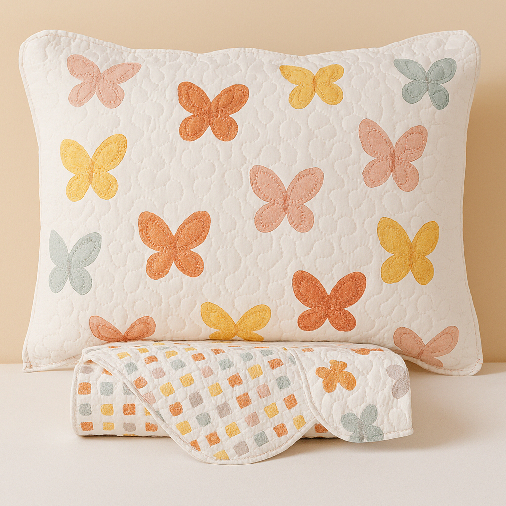 Kit Cobre leito Colcha Solteiro menino menina 2 Peças Infantil Estampado cama rosa azul ve...