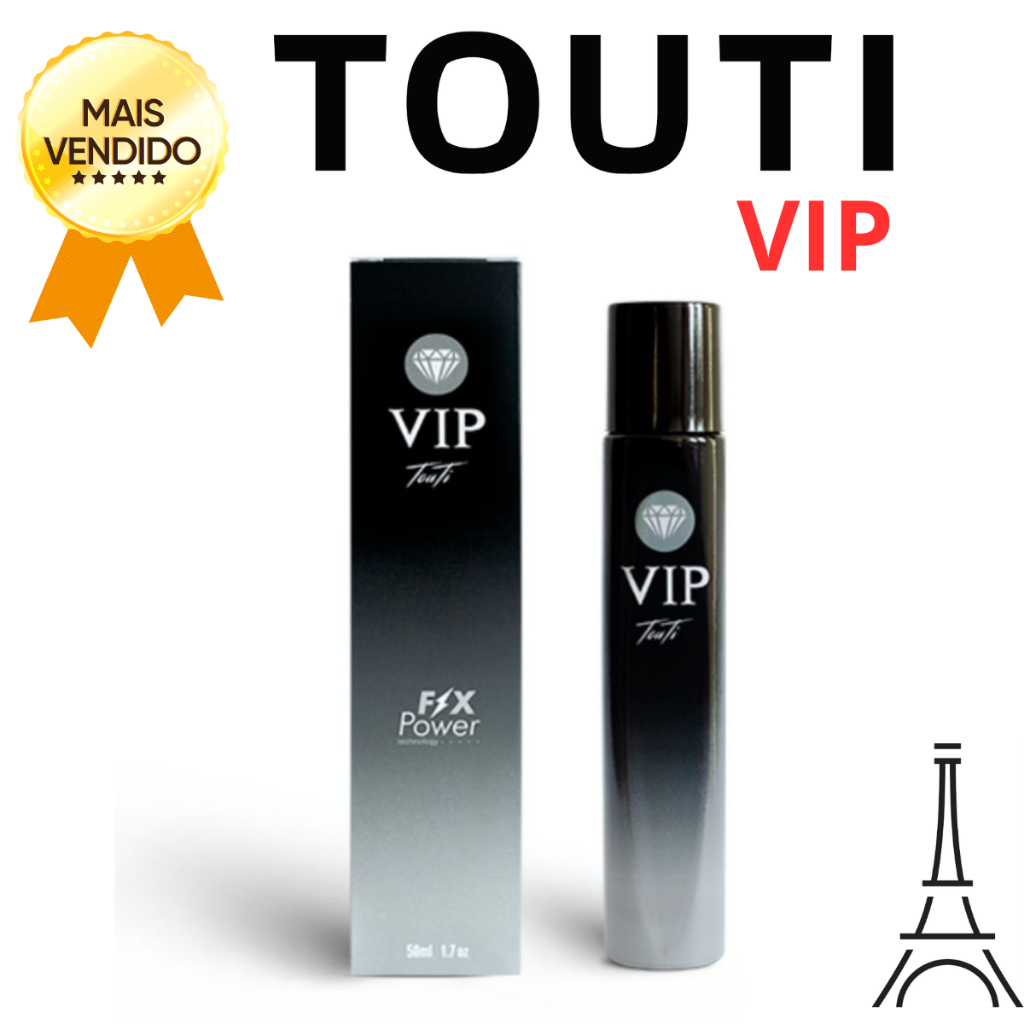 Perfume Touti Vip Masculino Feminino TOP Mais Vendidos 50ml LUXO noite e dia