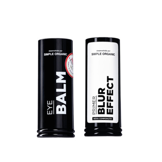 Kit Primer Blur Fixador De Maquiagem + Balm De Olhos Simple Organic em Oferta na Shopee