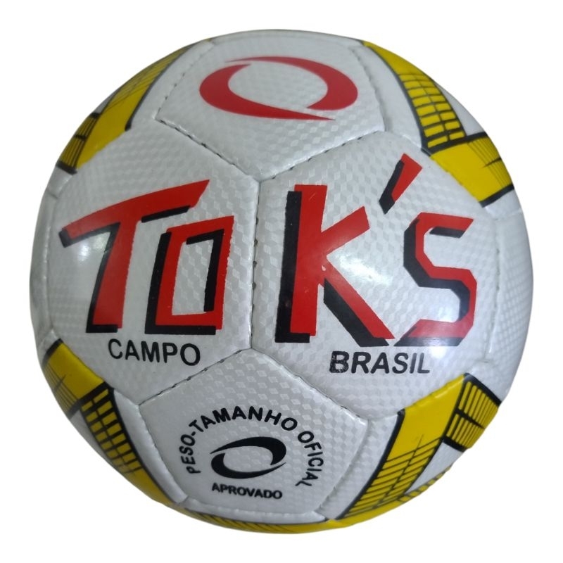 ⚽ Bola de Futebol de Campo Tok’s Oficial - Microfibra e Costurada à Mão