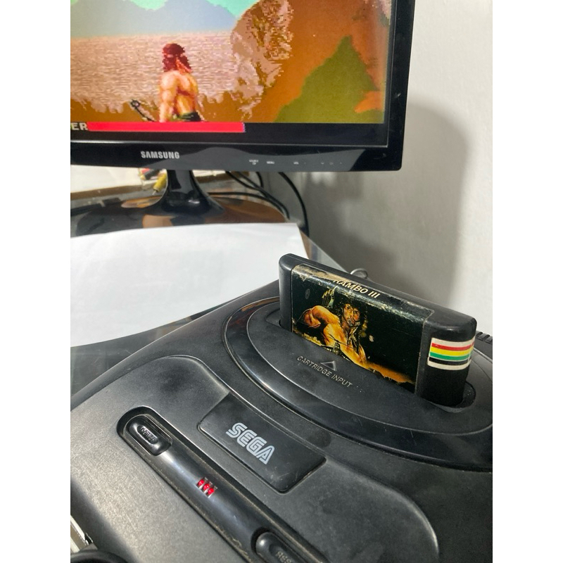 fita jogo Rambo 3 mega drive
