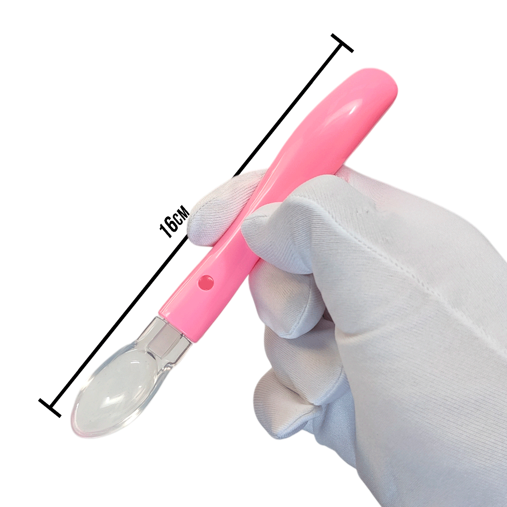 Colher Ponta De Silicone Macia Bebe Introdução Alimentar